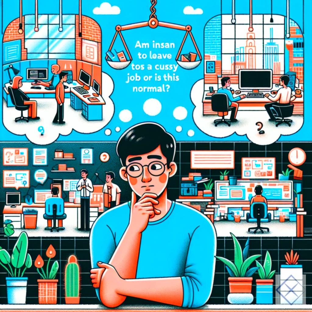 Am I insane to leave a cushy job or is this normal?