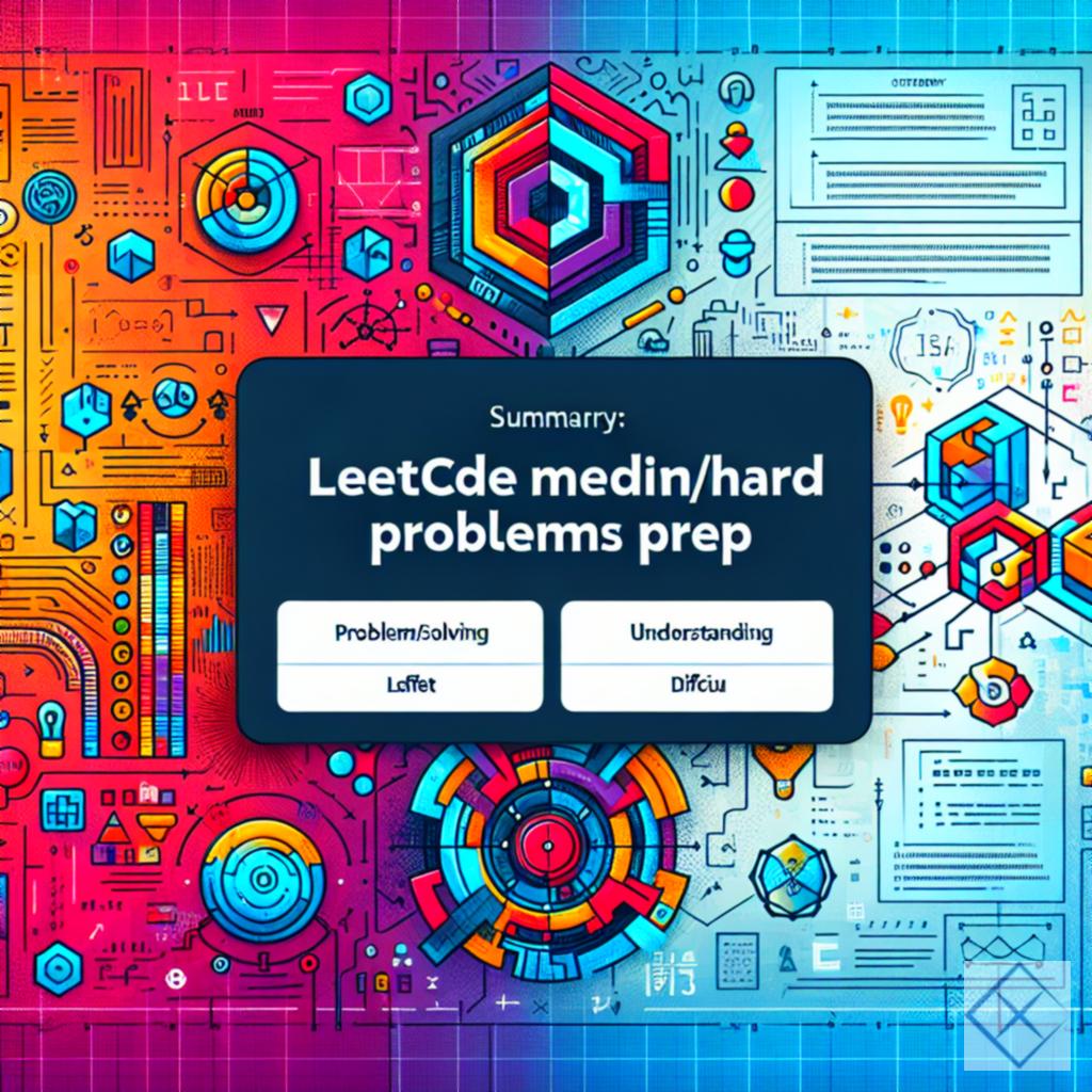 Summary: Leetcode medium/hard problems prep